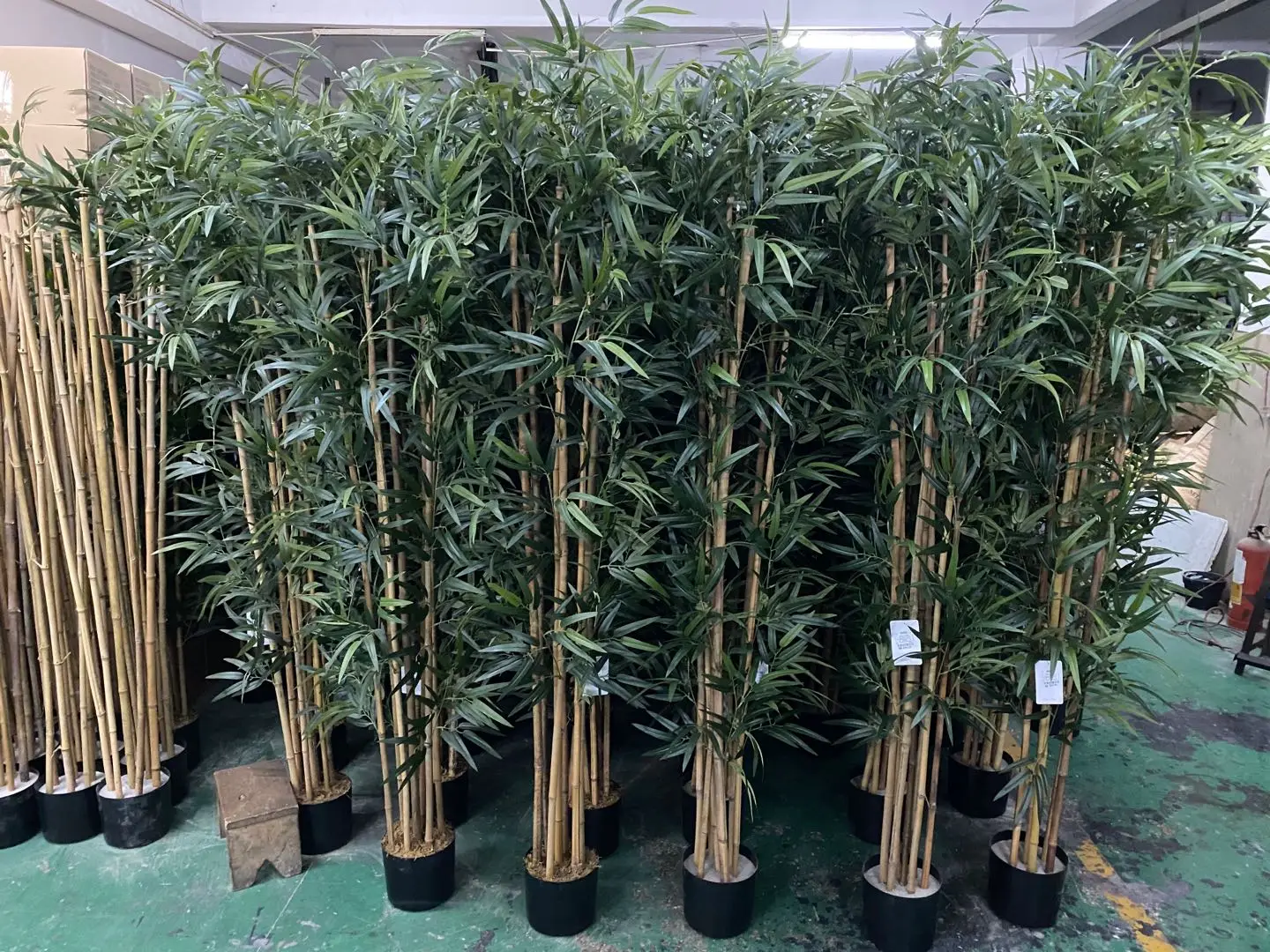 Fake Plastic Bamboo Poles Artificial Lucky Bamboo Tree Plants Wholesale