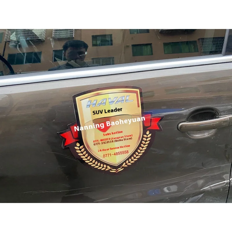 Custom Processing Magnetic Car Stickers Manufacturer Printed Indoor ...