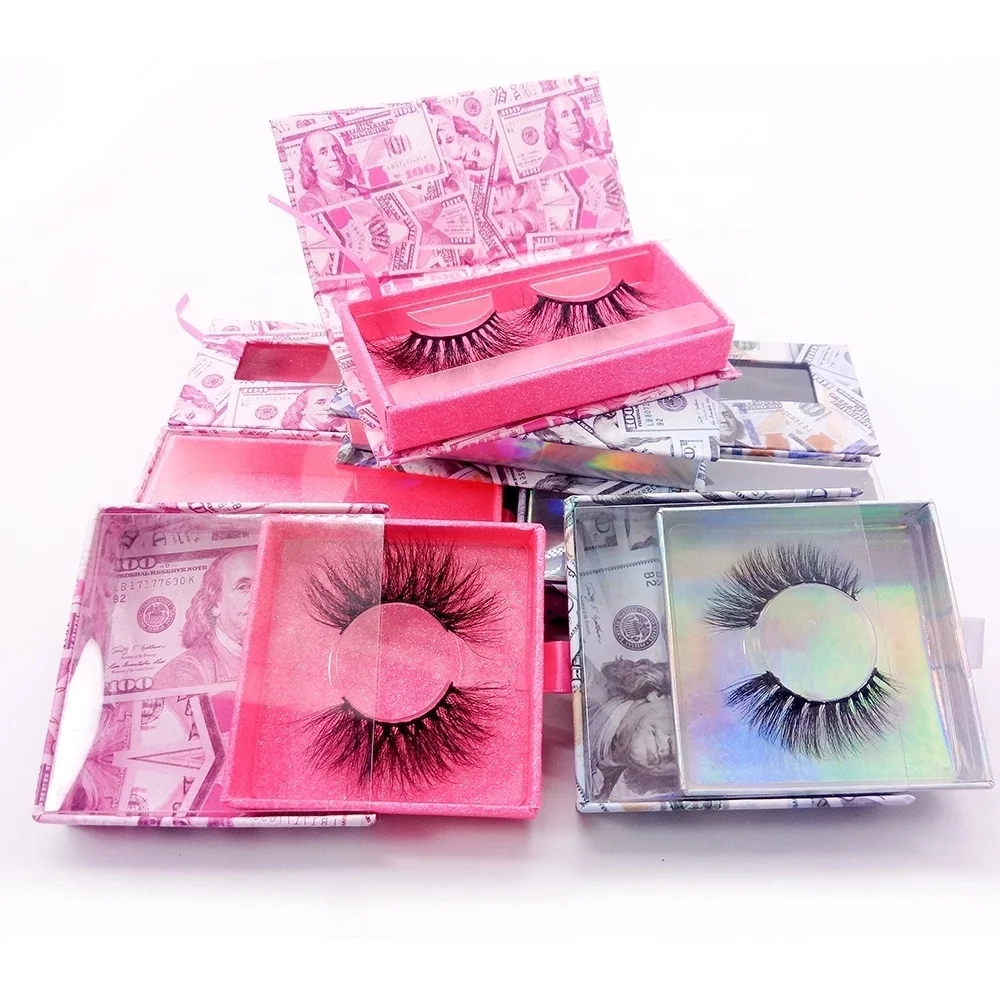 5d Mink 25mm Natural Reusable Eyelashes 3d Lashes Wholesale Vendor
