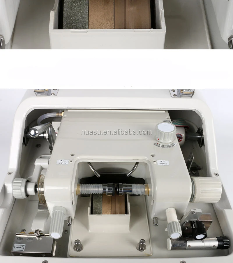 Semiautomatical Lens Edger Optical Lens Cutting Machine Cheap Optician