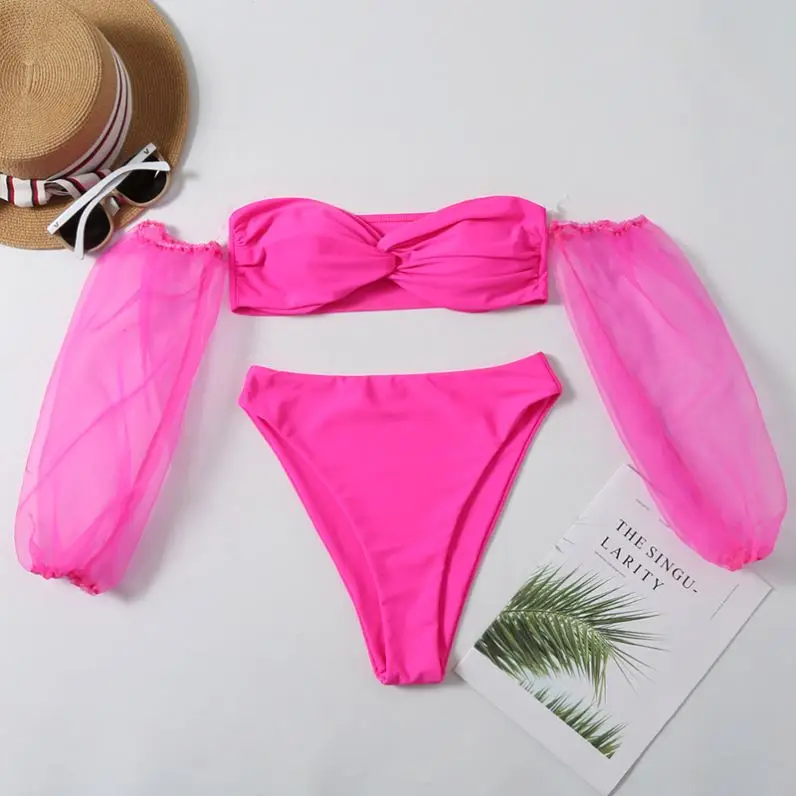 double lined high waisted bikini