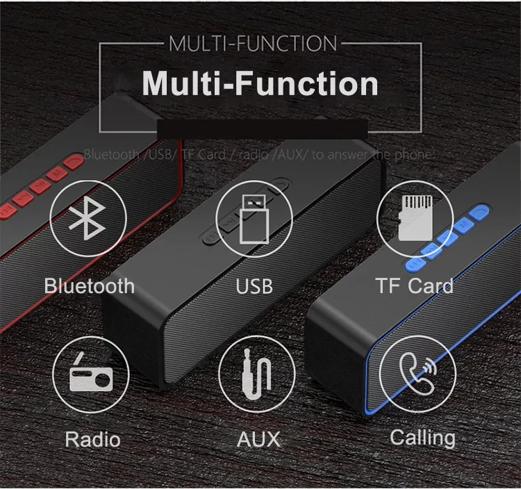 Wholesale 4000mAh Battery 6W Portable Bluetooth Speaker, Big MagicBox mini Wireless Stereo Speakers with Ultra Bass - ANKUX.COM