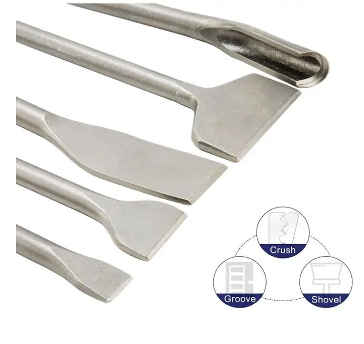 Sds Plus Hammer Drill Chisel Set Wood Drilling Twist Drill Bit Make