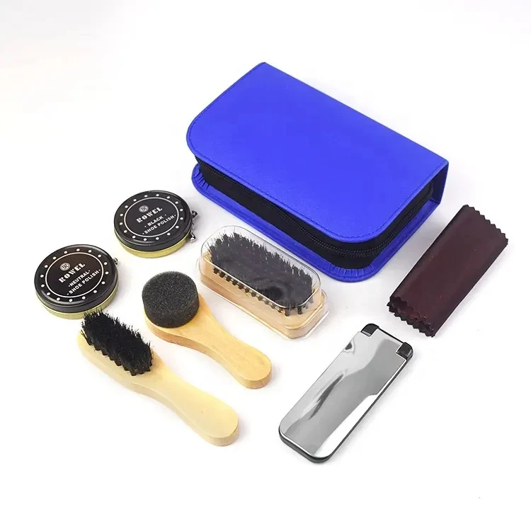 blue 7 piece travel shoe care set-6