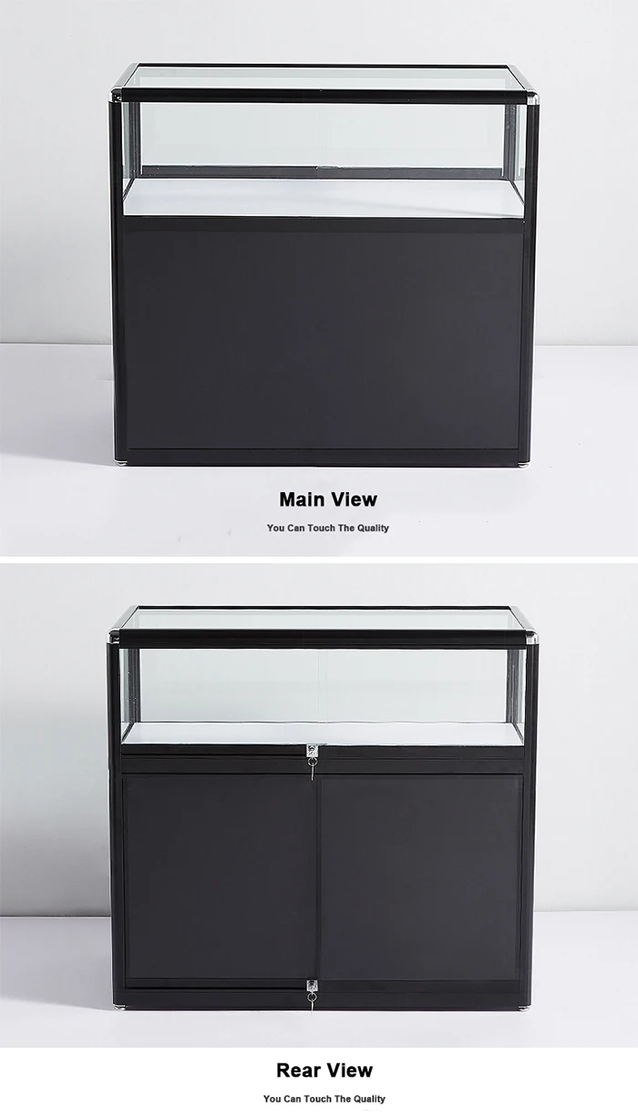 Saqure 2019 Top Quality Jewelry Showcase Display Glass Cell Phone