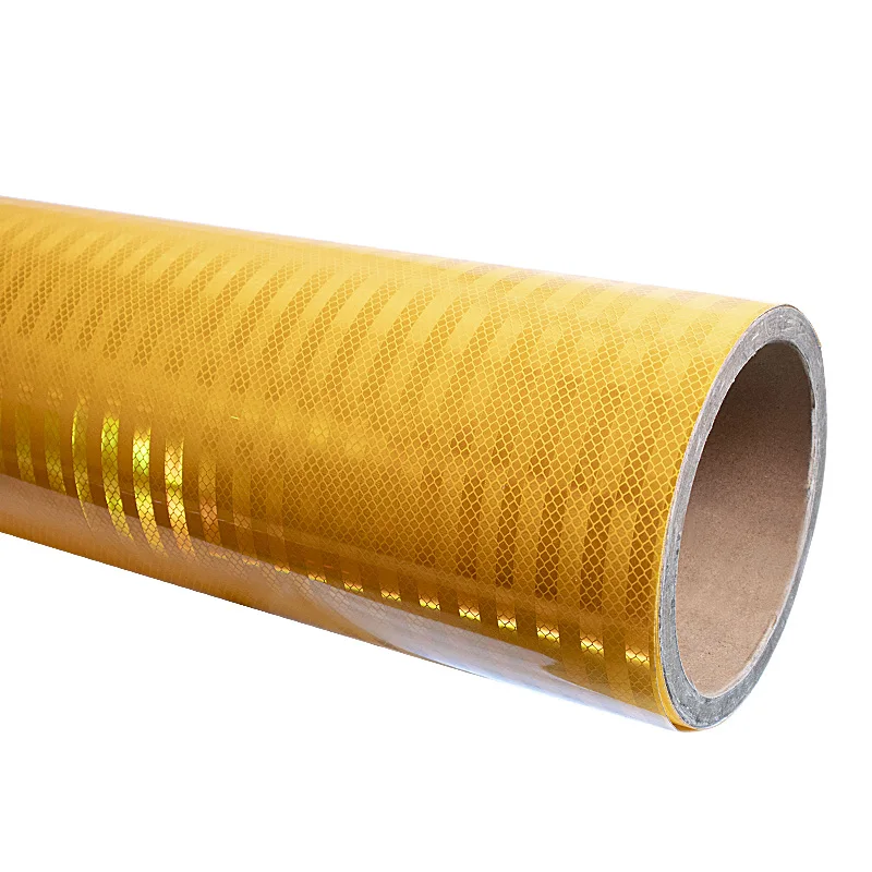 3HAO High Visibility Micro Prismatic Reflective PMMA Film Self-Adhesive Tearable Printable Engineering Grade Traffic Safety supplier