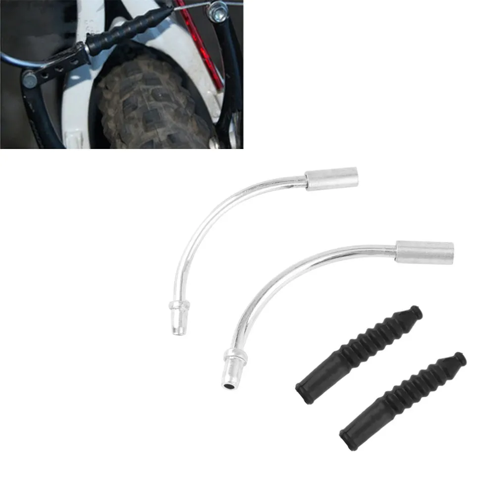2Pair of Brake Noodles Cable Guide Pipe Plastic Boots Bicycle Folding Bike