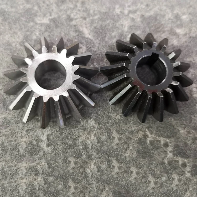 Factory Oem Steel Small Spiral Steel Straight Bevel Gear With Keyway