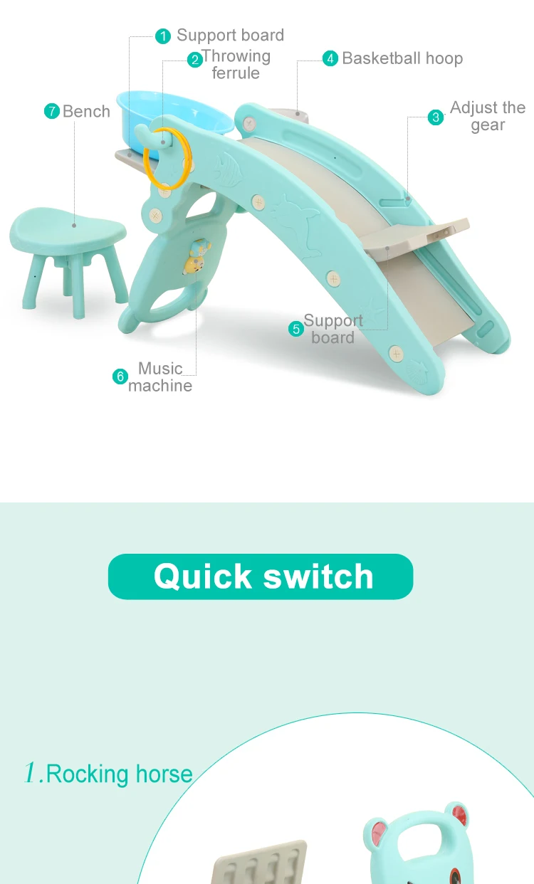 Feelkids Hot Sale Durable Eco-Friendly Reclining Adjustable Plastic Shampoo Chairs for Kids Living Room Use factory