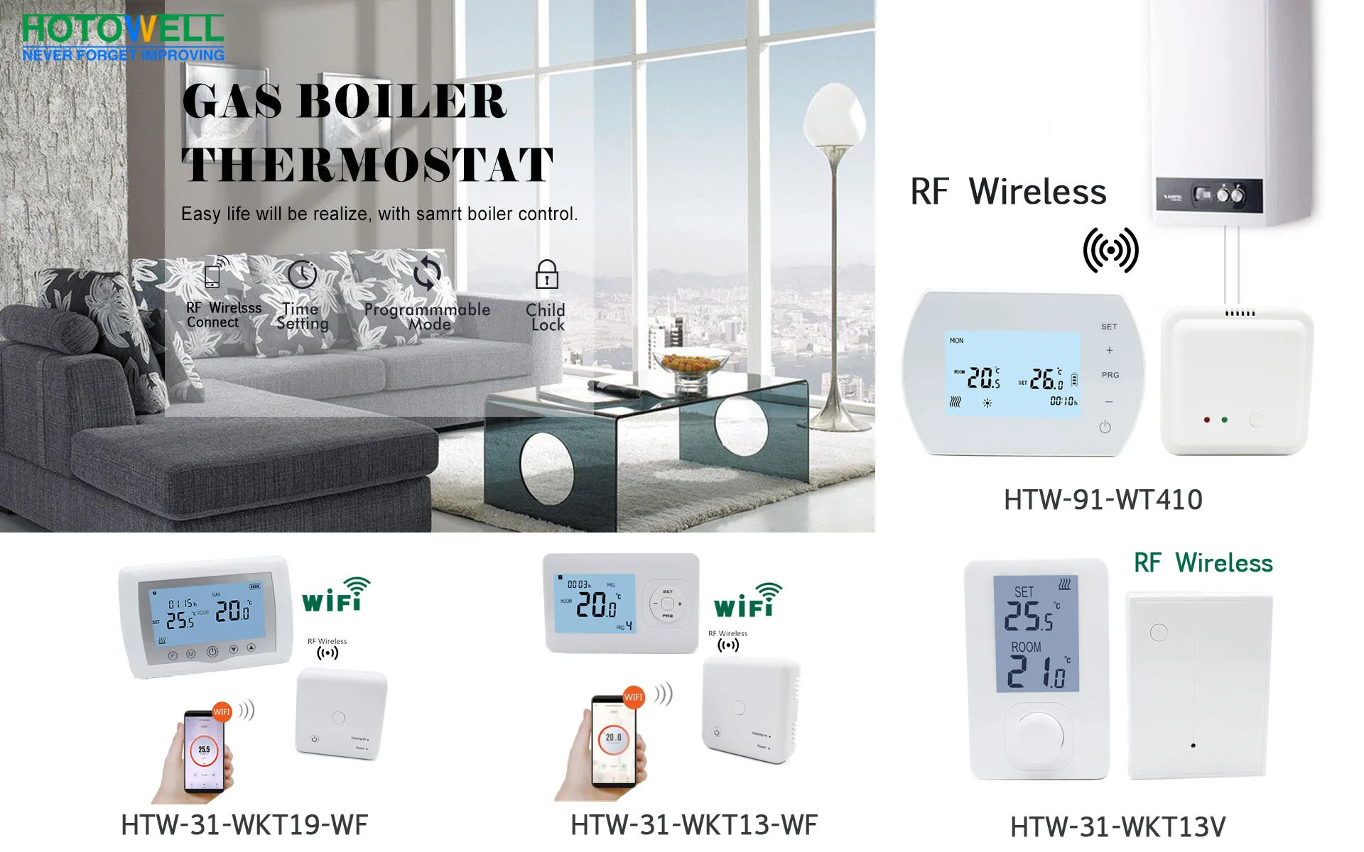 wireless wifi thermostats