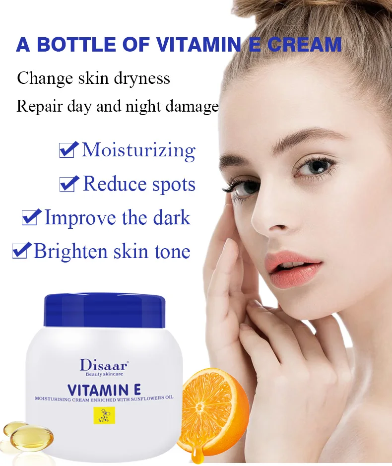 Disaar Best Moisturizing Skin Care Cream Vitamin E Sunflower Oil