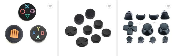 8 PCS Thumb Grips Cap for PS4/Xbox One/360/Nintendo Switch Controller Rubber Joystick Grips Cover