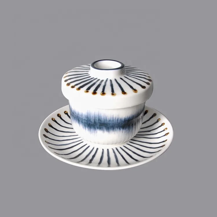 ceramic cup and saucer set