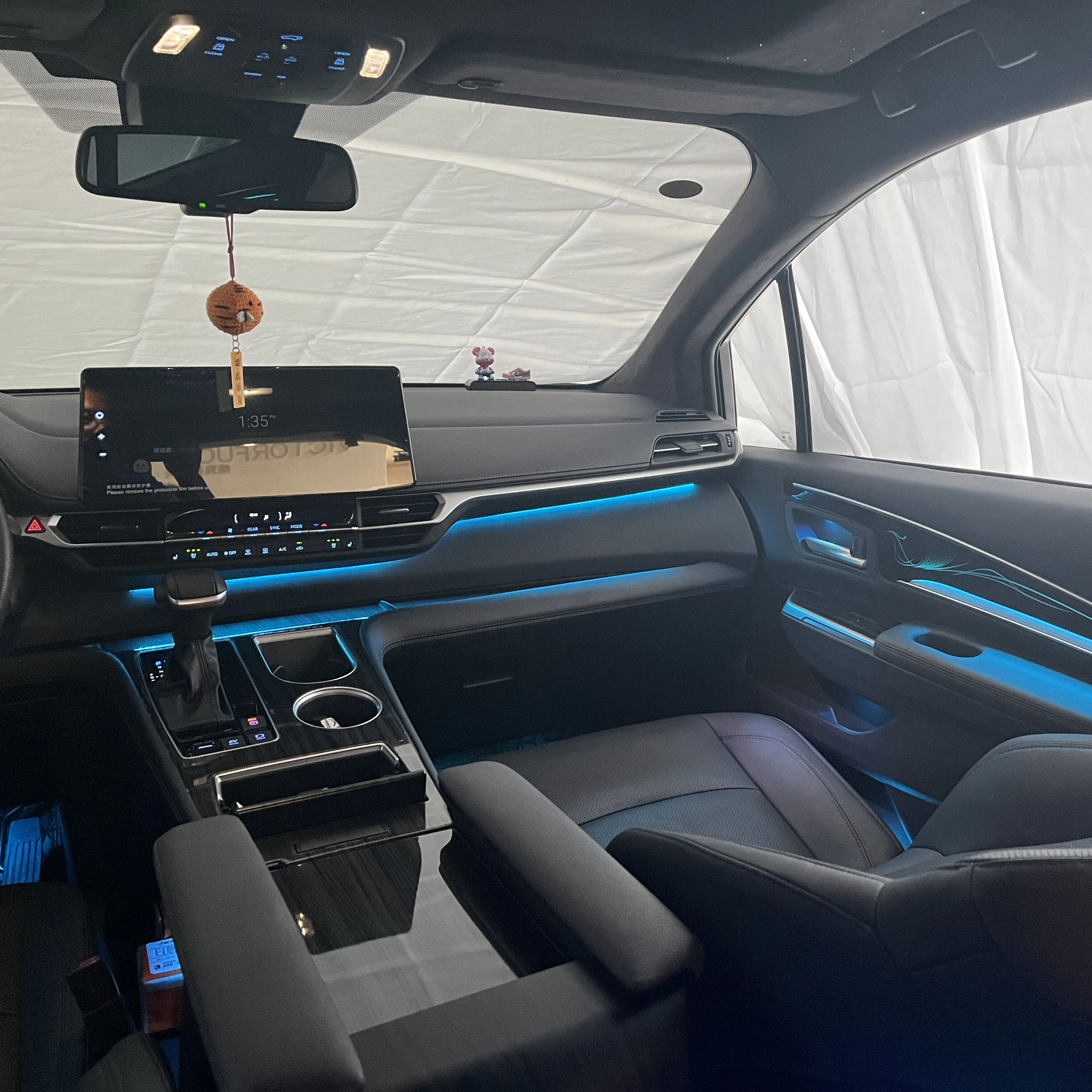 For Toyota Sienna 2021 2022 Ambient Light Four-door Modified Trim ...