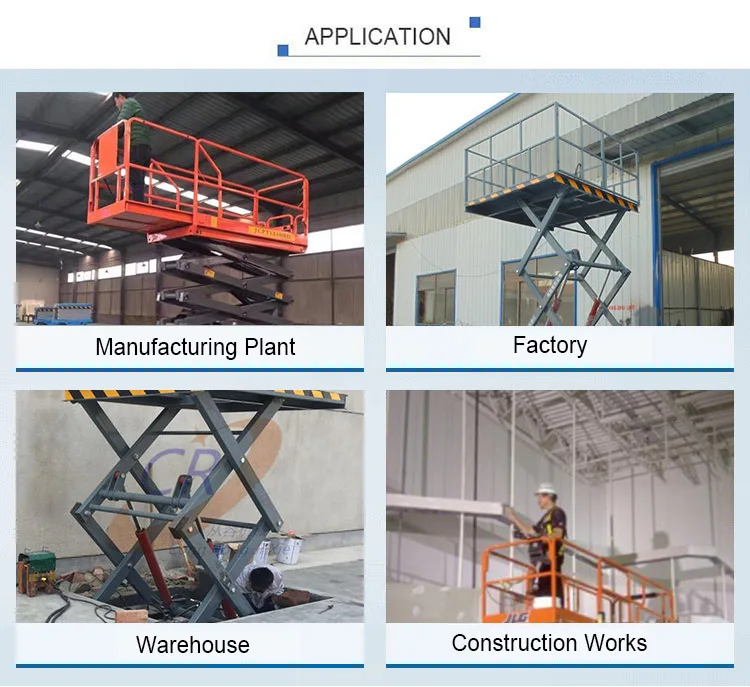 6M-14M Tree Trimming Construction Maintenance Aerial Work Platform Trailer Mobile Hydraulic Scissor Lift Table