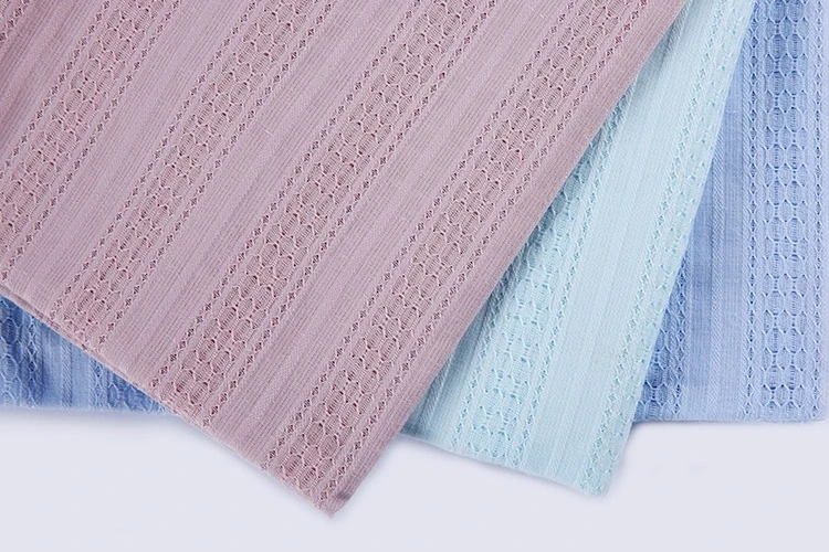 Plain Dyed Style Leno Cotton Eyelet 100 Ring Spun Cotton Fabric Price