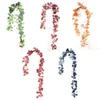 QSLH-E642 Fall Color Leaves Wreath Artificial Eucalyptus Wreath for Decoration