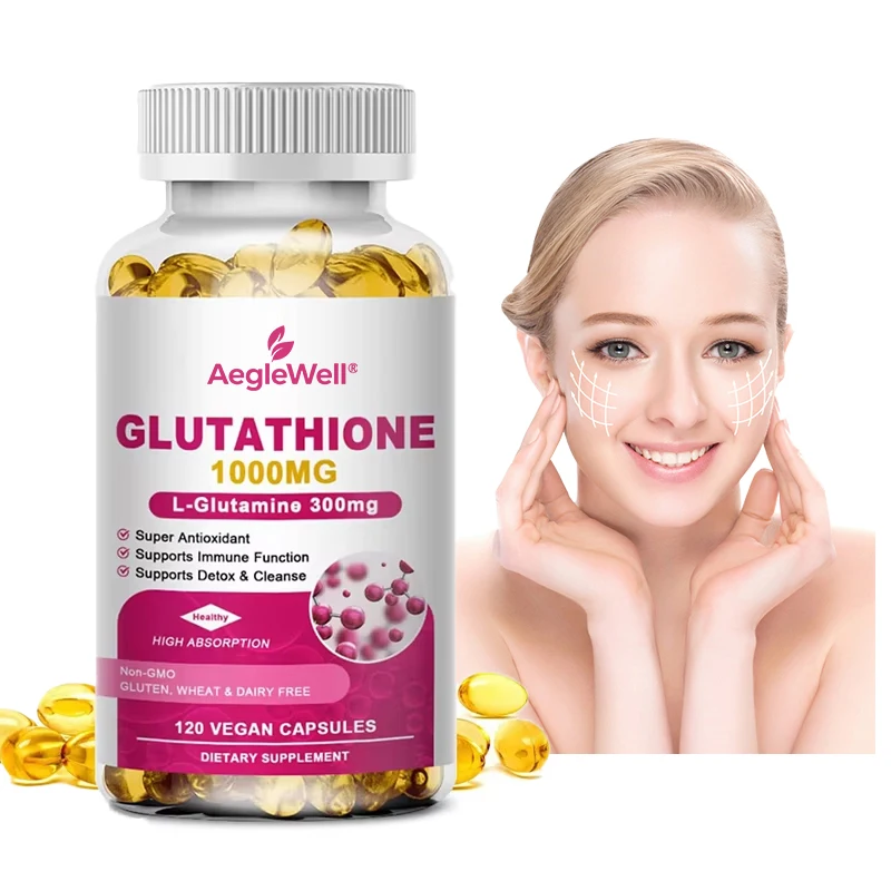 best l glutathione tablets for skin whitening Aeglewell OEM Private Label Maximum Strength Glutathione Skin Whitening  Glutathione Softgel Wholesale Skin Whitening Capsules