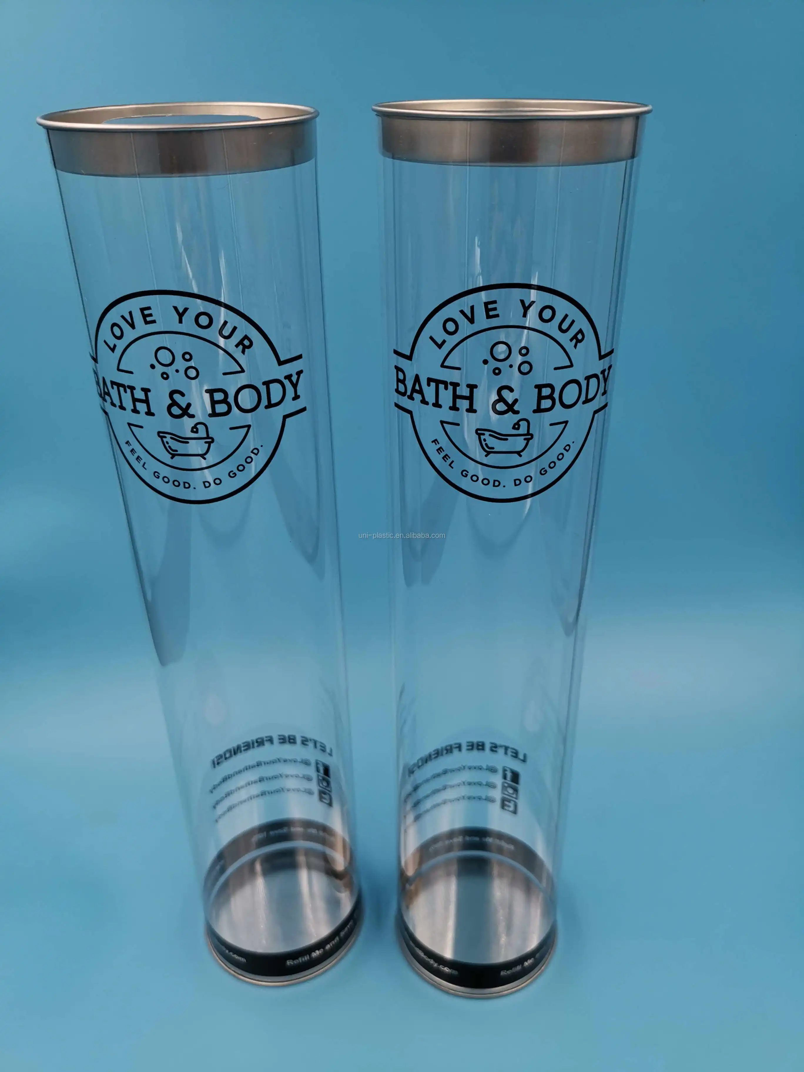 2020 Hot Saling Clear Plastic Cylinder Tube Round Clear Packaging Tube