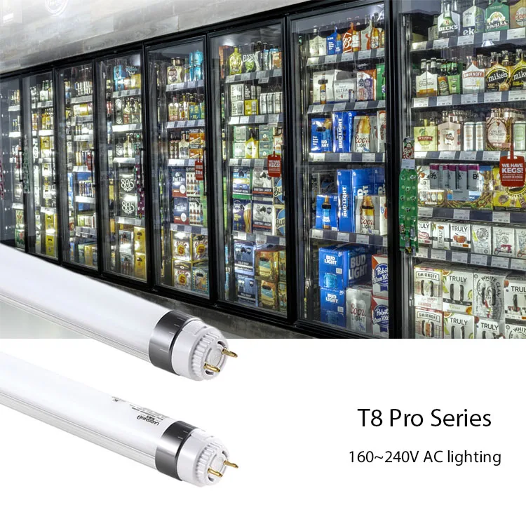 IP20 waterproof high Voltage nature white T8 led refrigerator freezer tube light
