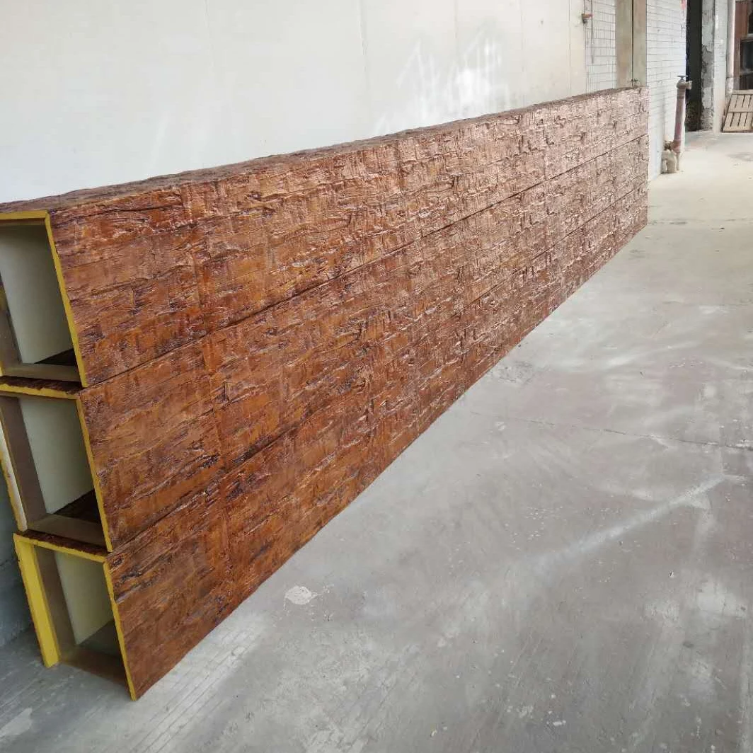 Wholesale Light Weight Polyurethane Foam Faux Wood Beams Pu Artificial