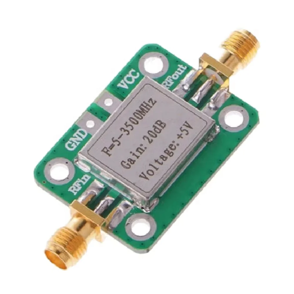 Broadband Low Noise RF Amplifier LNA 5-3500MHz 20dB Gain Modules with ...