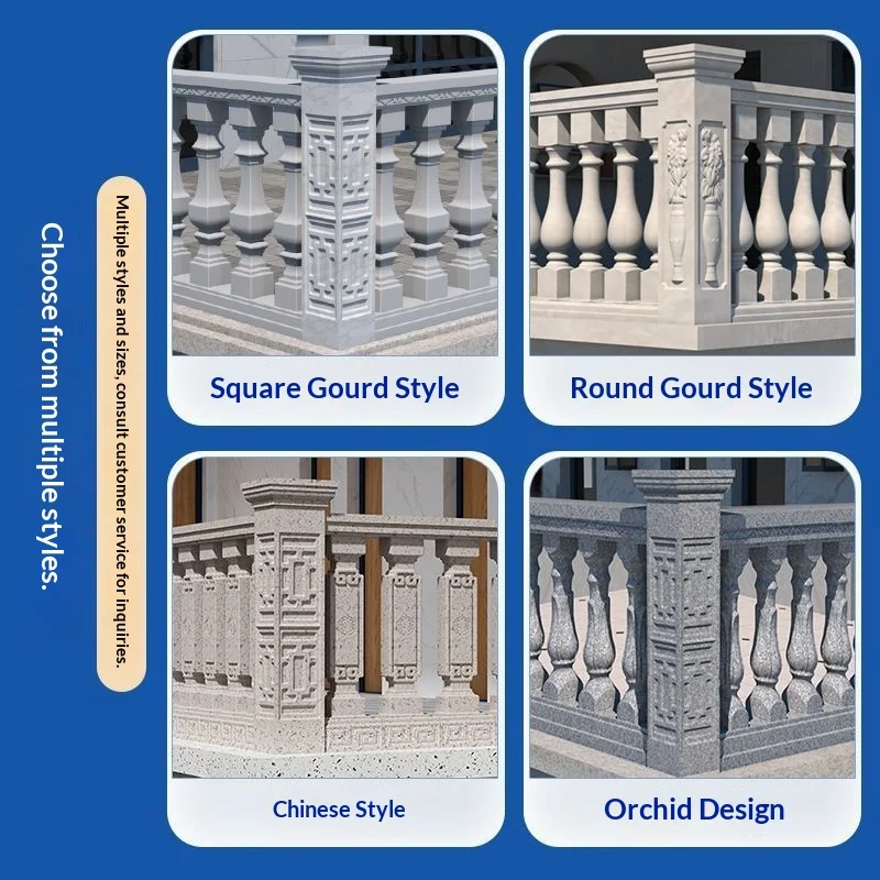 Roman Column Railing Roman Column Railing Mold Balcony Guardrail Vase Chinese Cement ...