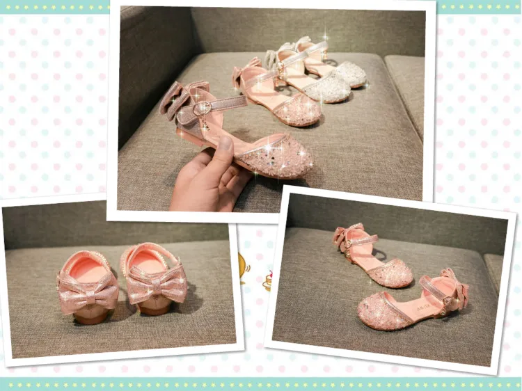 kids baby children dance party sandals dress shoes