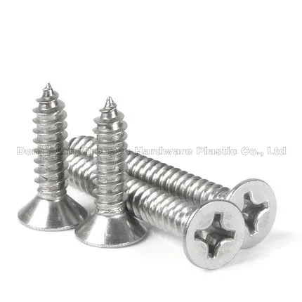 
Inch cross recessed countersunk head wood screws 