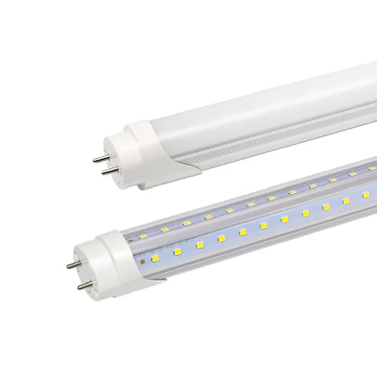 PC+Aluminum V shape G13 R17D Fa8 Base 2Ft 4Ft 9W 18W 6000K T8 Led Tube Light