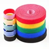 14.5mm 2m 5m 25m Mult-function recirculating print colourful cycling double sided roll back to back hook and loop tape