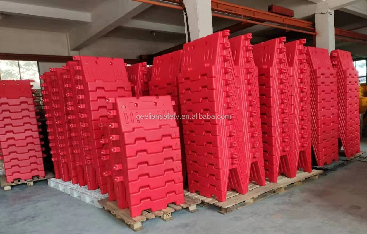 European Type Plastic Water Filled Used Road Safety Barrier - Buy ...