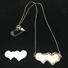 Custom Jewelry Heat Transfer Printing Consumable Blank Sublimation Necklace