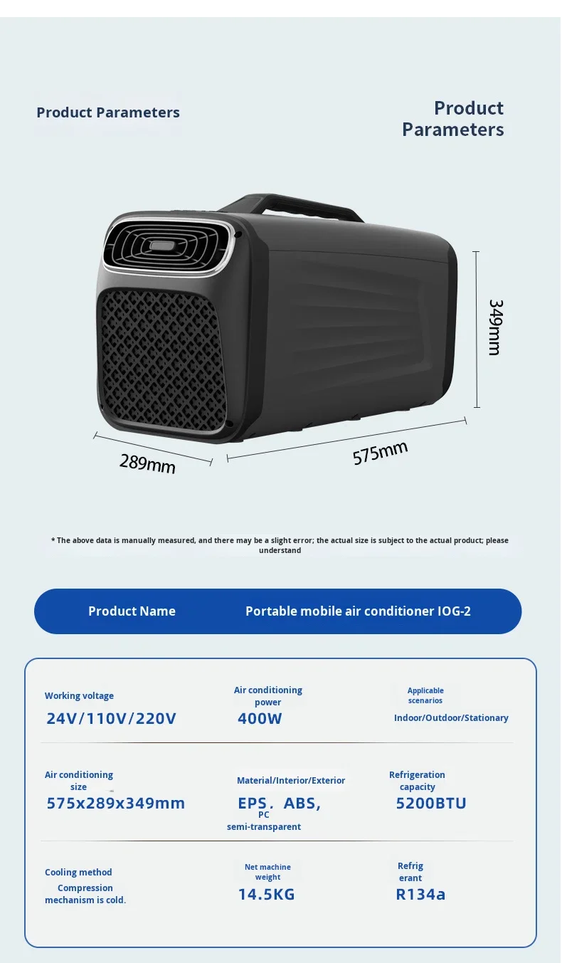 Portable Air Conditioner, 240W, R134a - detail 30