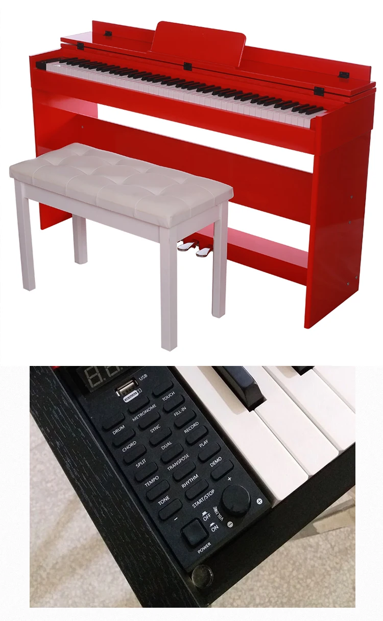 88 Keys Electric Hammer Digital Grand Piano For Sale Buy Digital