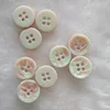 Factory custom resin buttons with four - eye thin edge buttons