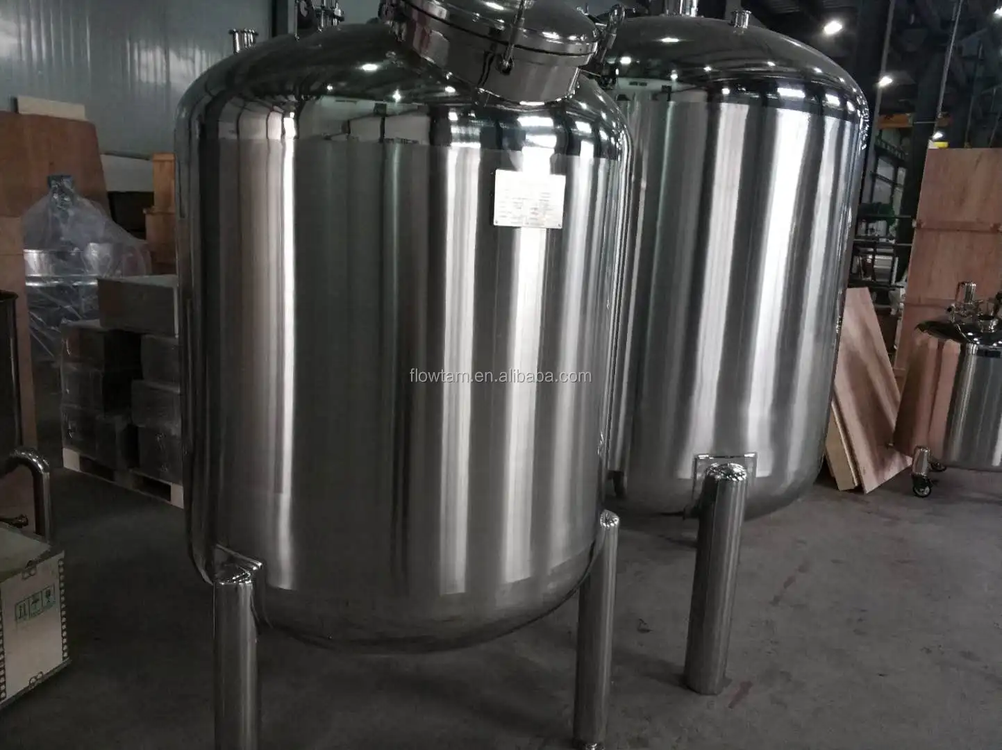 Flowtam 500l Stainless Steel Juice Storage Tank For Juice Buy