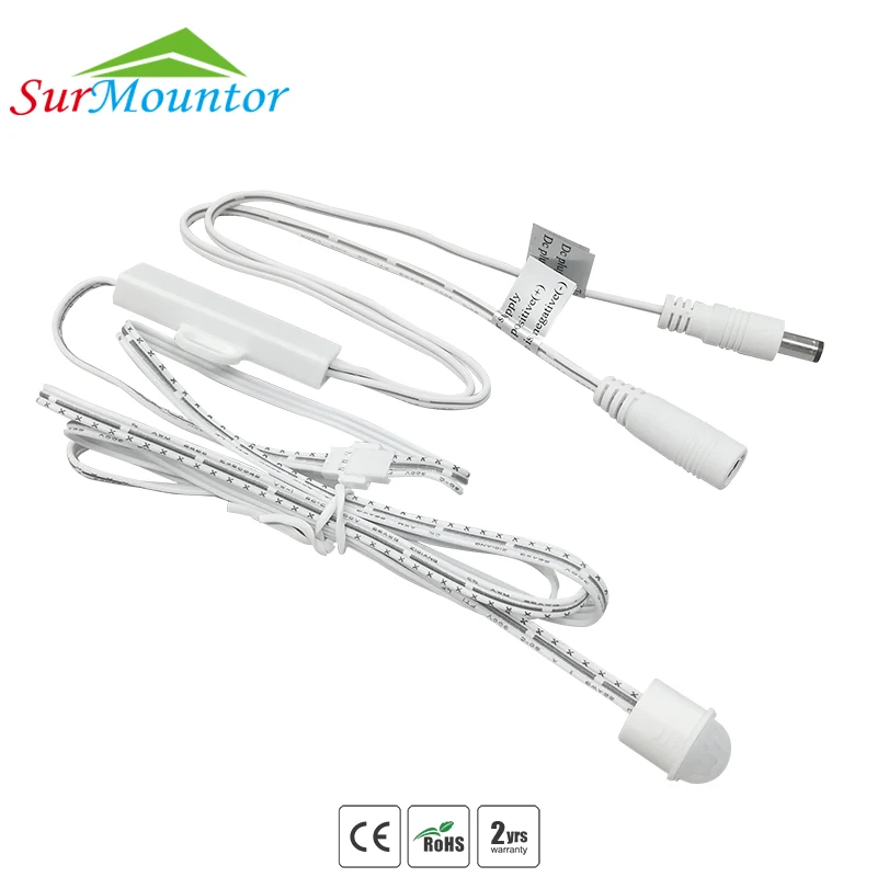 Mini Sensor Led 24V Recessed Mini PIR Motion Sensor Detector with 12V LED Lights