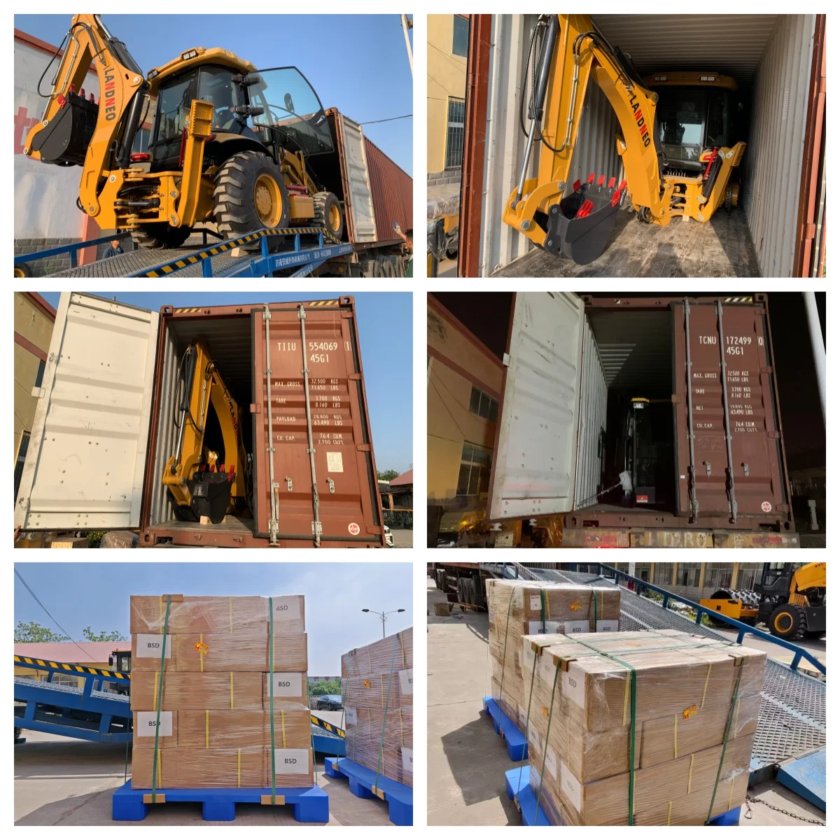 Backhoe Loader Cummins Engine Wheel Loader 30kmh Max Speed LED Cab Reverse Camera Pilot Control Hydraulic High Power