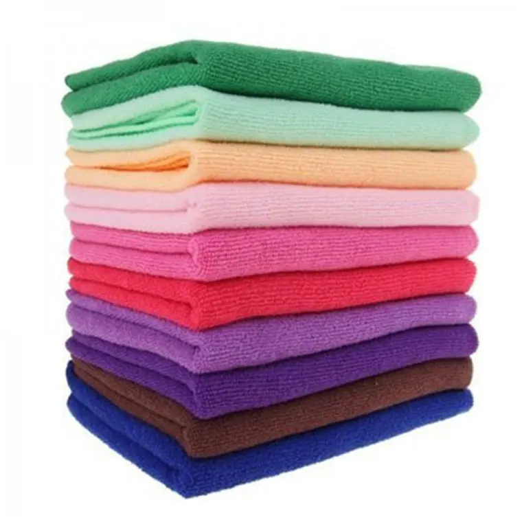 80% Polyester 20% Polyamide Cleaning Cloth Polishing Car Microfiber ...