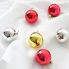 High-quality spot Christmas tree ornaments ball bright Christmas ball plating ball hanging customizable Decoraciones navidenas