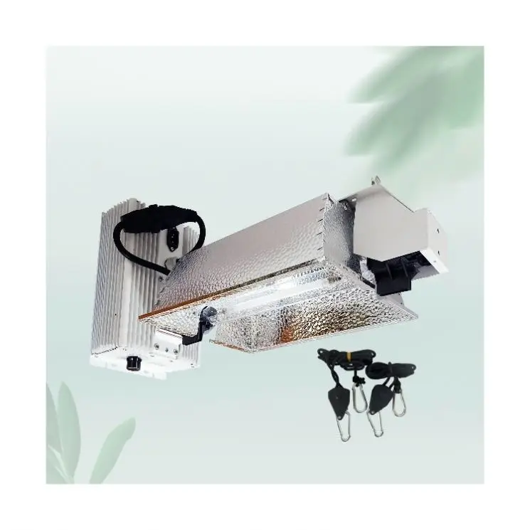 Horticulture Lighting System 1000W DE Grow Light Double Ended HPS MH Fixture with Bulb Compatible with Master Controller