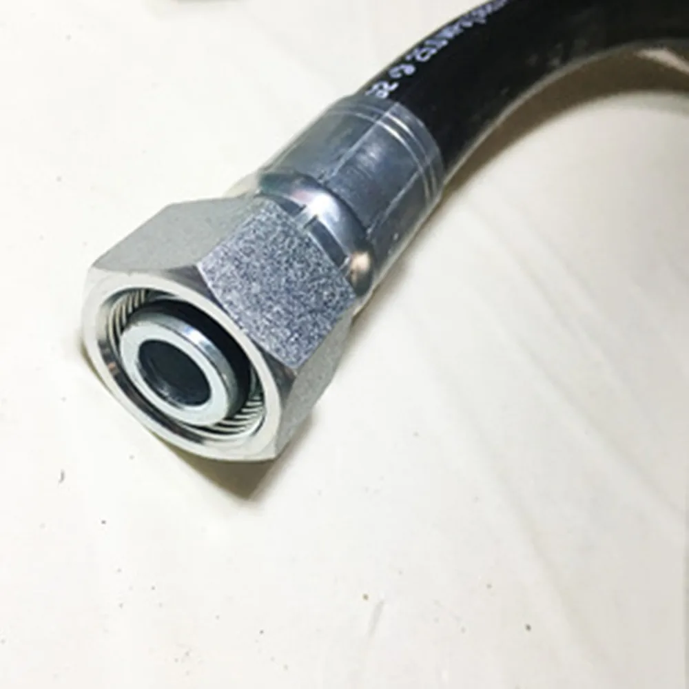 3/4'' Male Hydraulic Hose Assembly Black Tube Color Rubber Pipe High