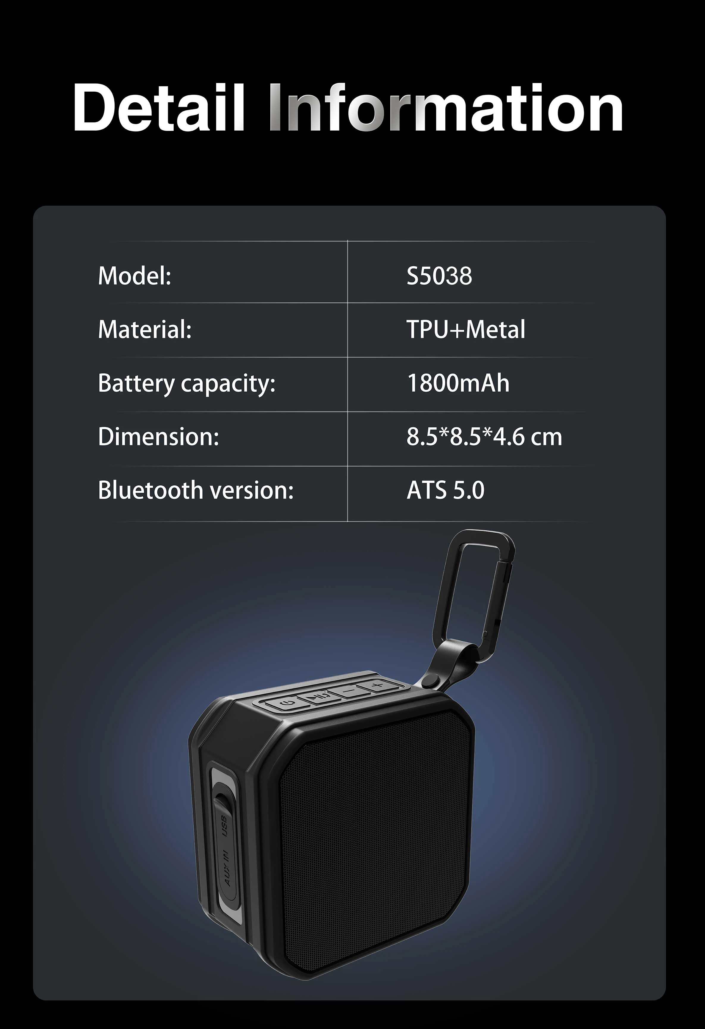 2020 Commercial Top Selling Wireless Name Brand Outdoor Best Subwoofer DJ Wireless Portable Bluetooth Speaker - ANKUX.COM