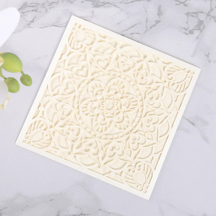 Square muslim baby shower invitations,birthday invitation cards for kids