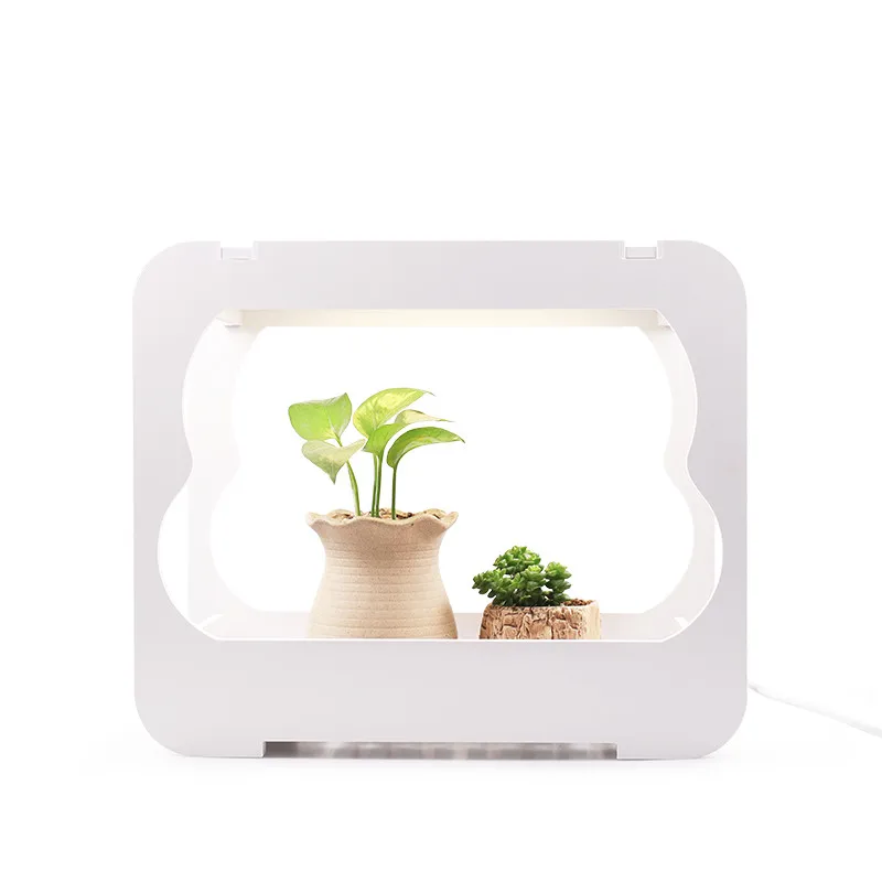 Energy Saving Indoor Garden Full Spectrum Potted Plant Grow LED Light Kit with Smart Timer Function