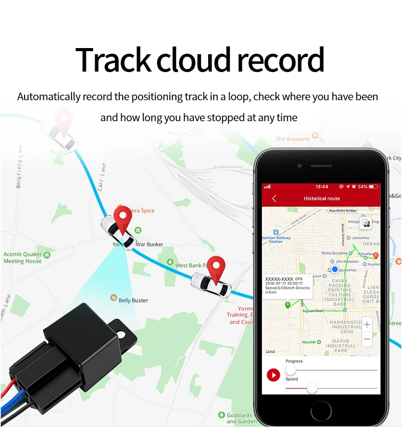Relay Mode Gps Tracker With Antitheft And Remote Engine Stop From Free App And Sms Relay Gps