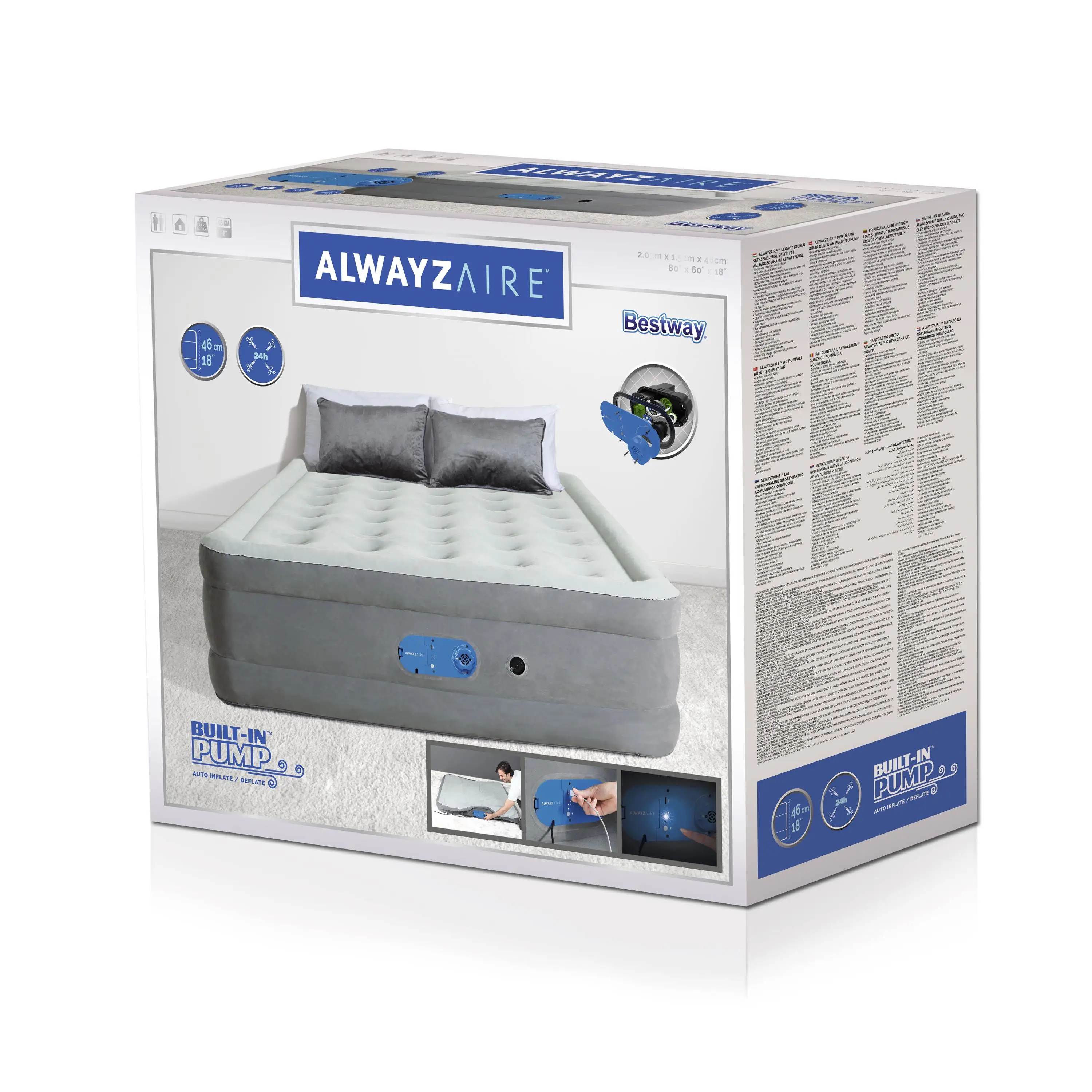 Надувная кровать Bestway Alwayzaire Airbed Twin 67622