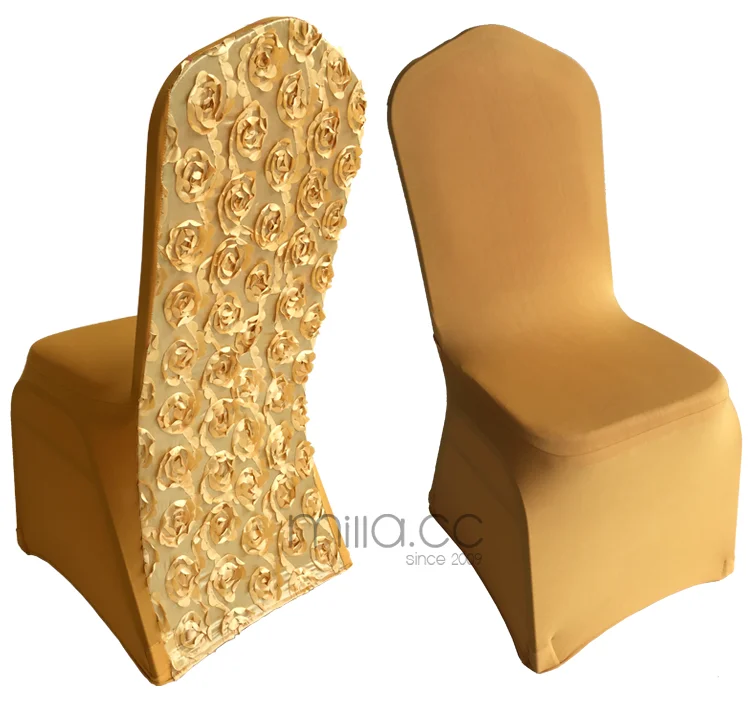 New Design Rosette Spandex Chair Cover For Wedding Hotel And Banquet Buy Banquet Chair Covers