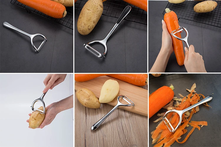 Kitchen tool Stainless Steel fruit and vegetable peeler